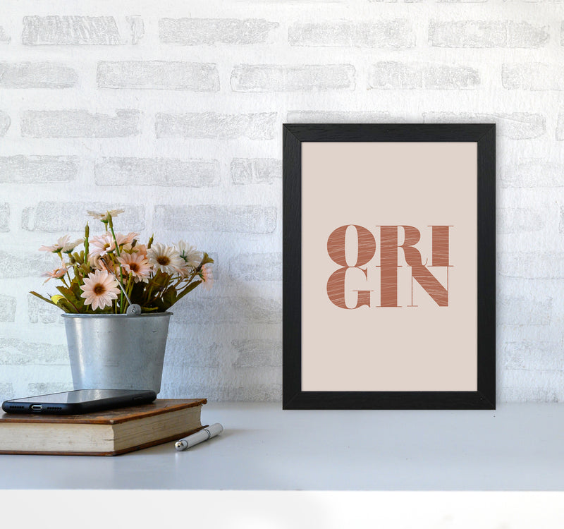 Origin Cavern Clay By Planeta444 A4 White Frame
