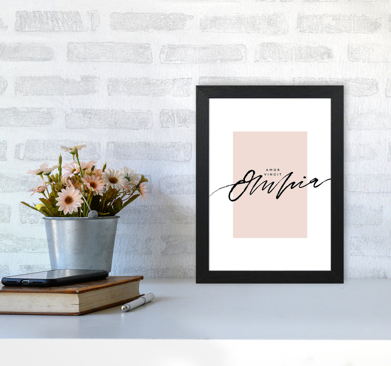 Amor Vincit Omnia2 By Planeta444 A4 White Frame