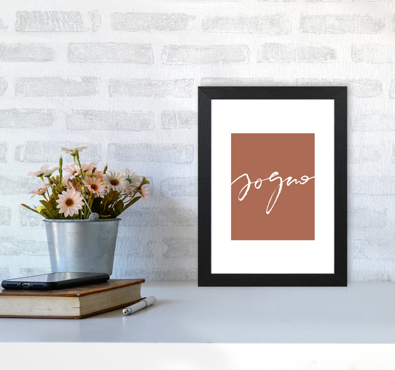Sogno Cavern Clay By Planeta444 A4 White Frame