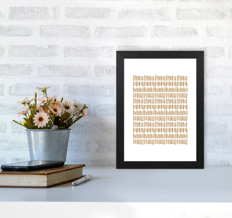 Ethno Sticks Sand By Planeta444 A4 White Frame