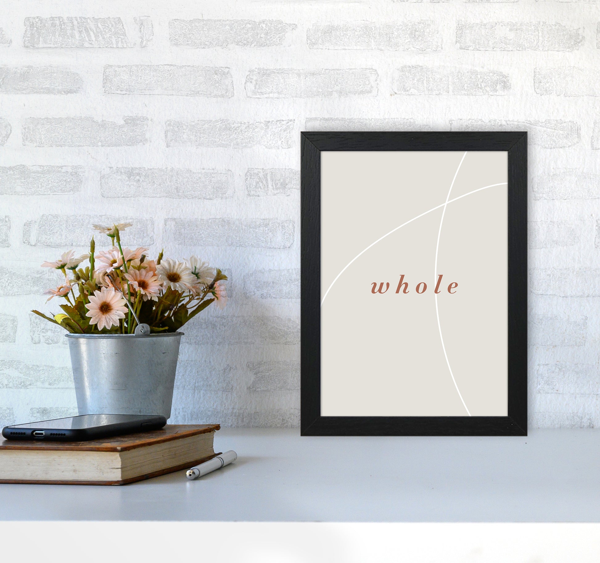Whole Cavern Clay By Planeta444 A4 White Frame