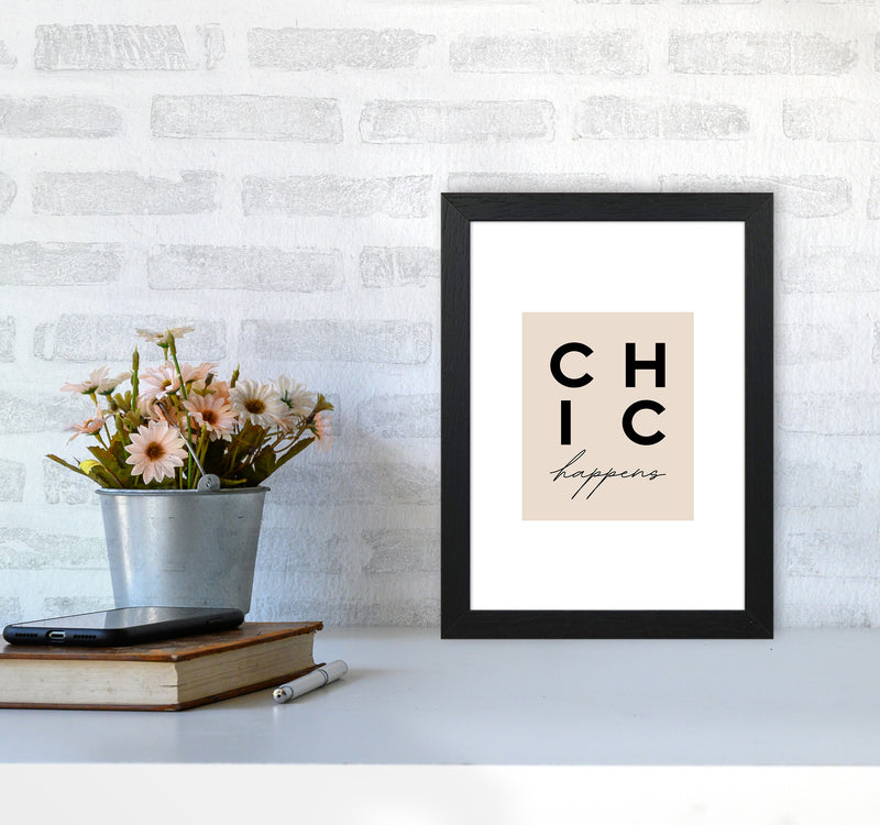 Chic Happens3 By Planeta444 A4 White Frame