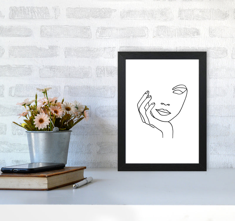 Hand One Eye By Planeta444 A4 White Frame