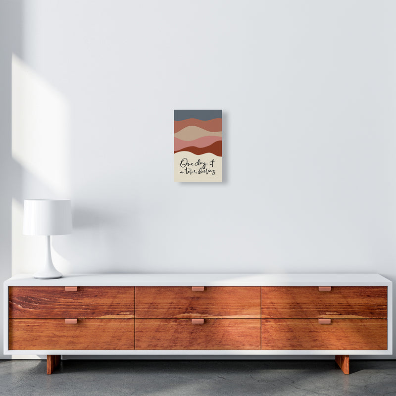 One Day At A Time Abstract By Planeta444 A4 Canvas