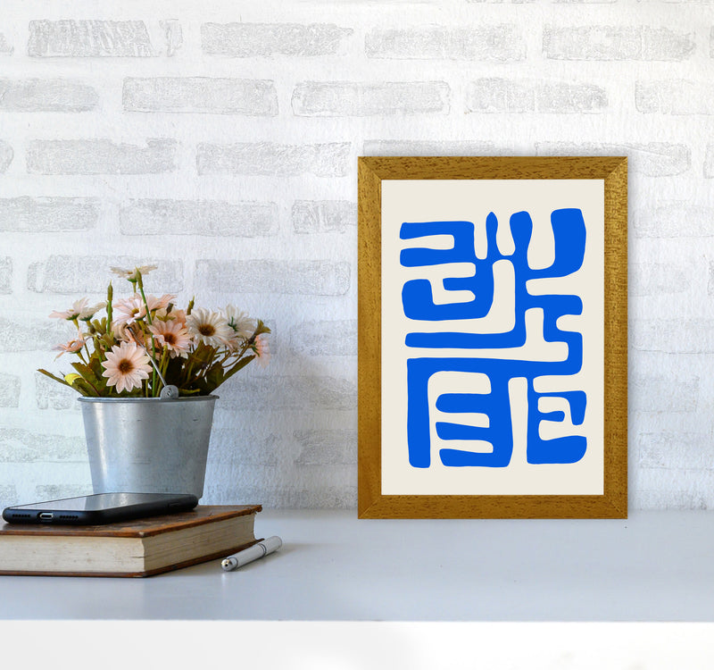 Abstract Geometric Labyrinth1cutout By Planeta444 A4 Print Only