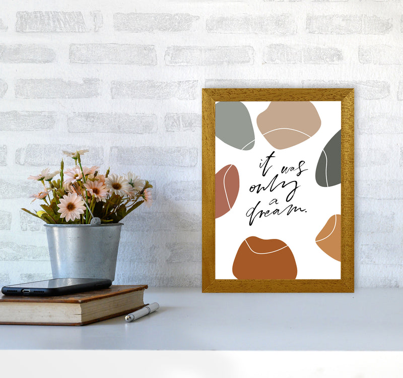It Was Only A Dream Abstract Shapes By Planeta444 A4 Print Only