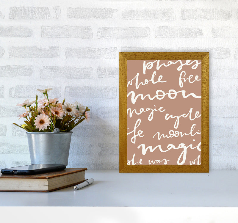 Moon Words Big Lettering By Planeta444 A4 Print Only