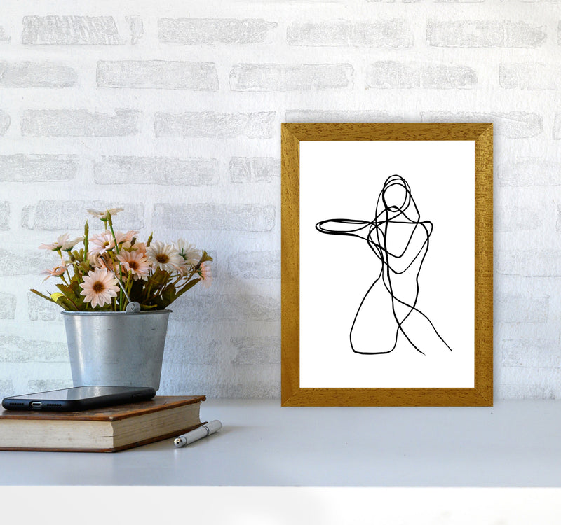 Tangled Lines Female4 By Planeta444 A4 Print Only
