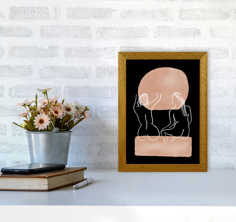 Line Nudes Back3 By Planeta444 A4 Print Only