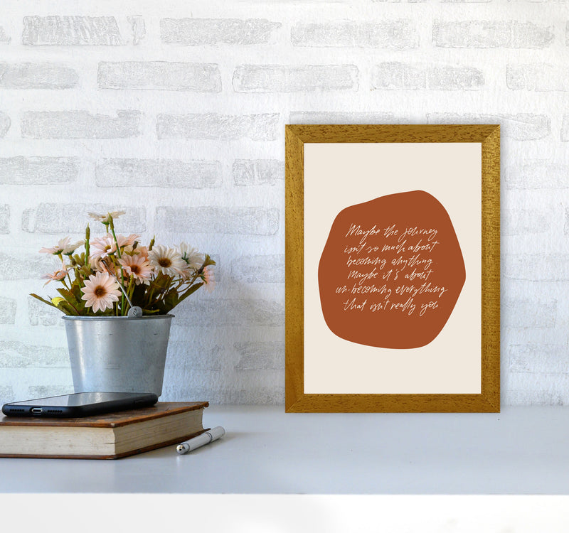 Maybe The Journey By Planeta444 A4 Print Only