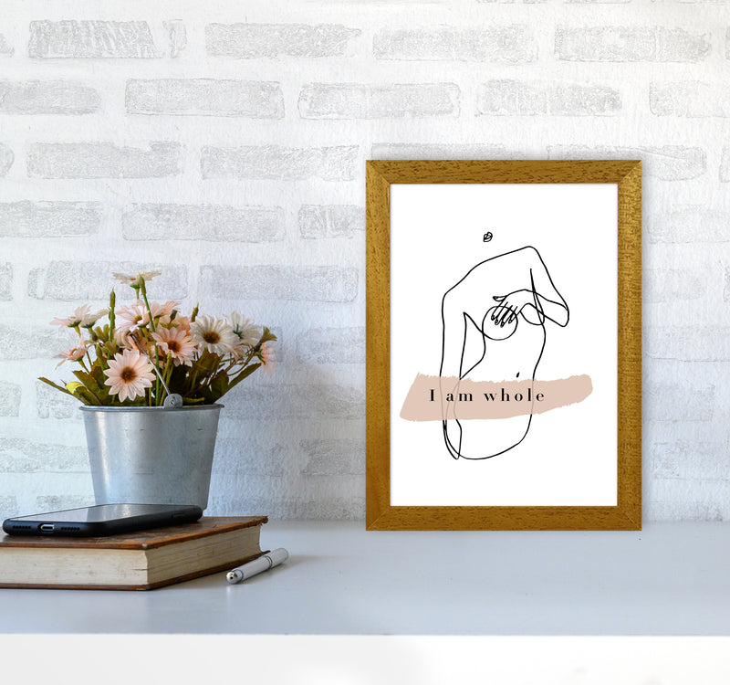 Covering Breasts With One Hand I Am Whole By Planeta444 A4 Print Only