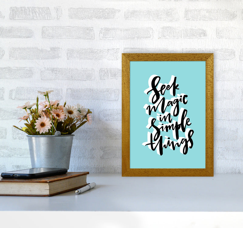 Seek Magic In Simple Things By Planeta444 A4 Print Only