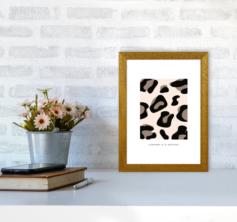 Big Leopard Powder Rose By Planeta444 A4 Print Only