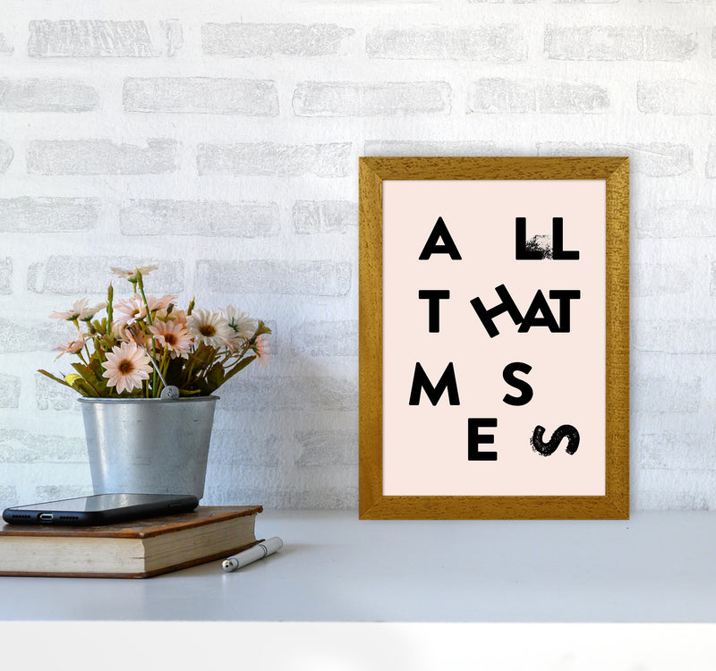 All That Mess Black By Planeta444 A4 Print Only
