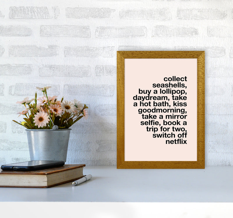 Collect Seashells By Planeta444 A4 Print Only