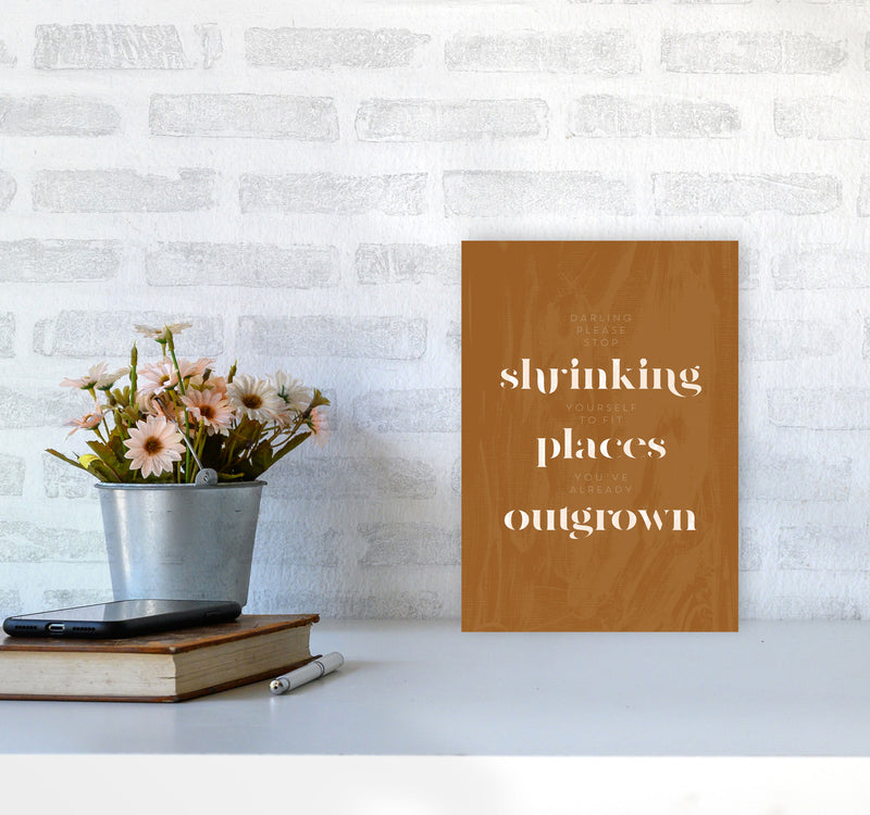 Darling Please Stop Shrinking By Planeta444 A4 Black Frame