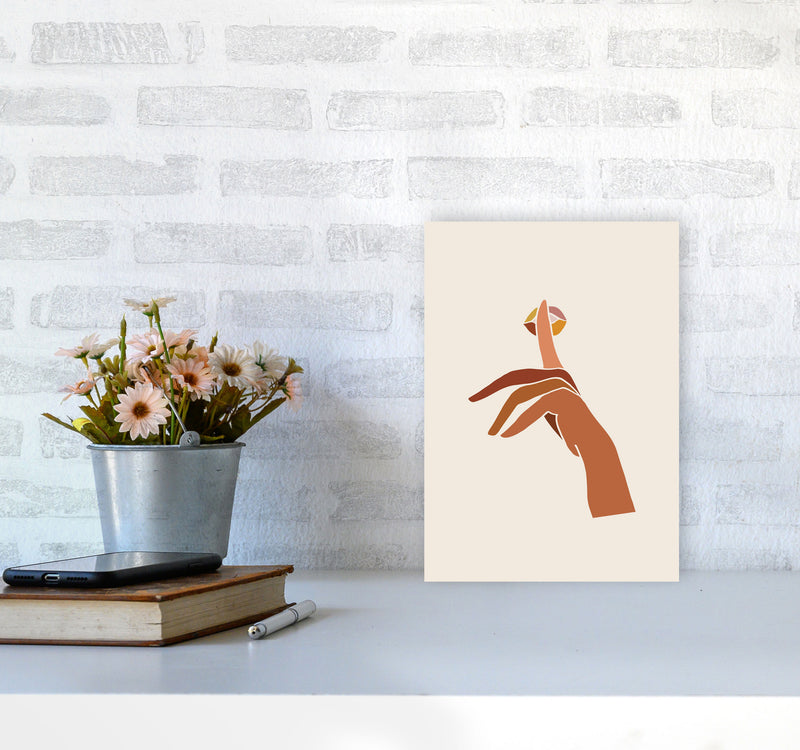 Shhh1 Mosaic Earthly By Planeta444 A4 Black Frame