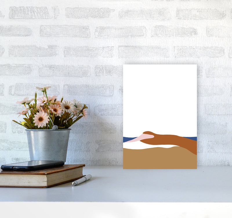 Abstract Dunes2 By Planeta444 A4 Black Frame