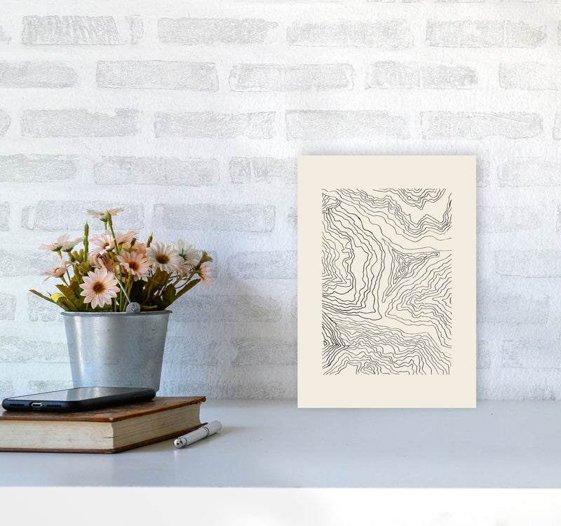 Organic Marble By Planeta444 A4 Black Frame