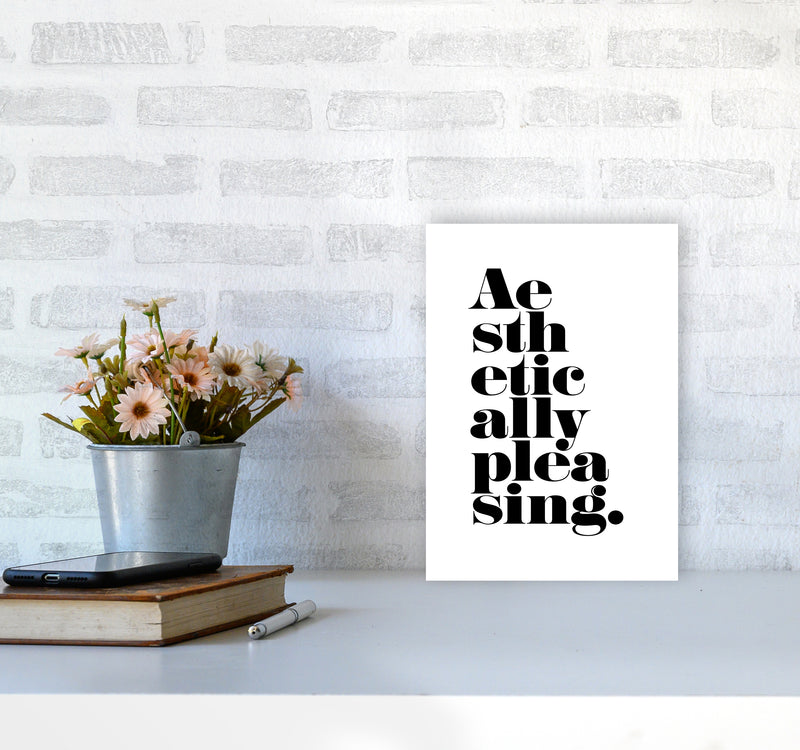Aesthetically Pleasing By Planeta444 A4 Black Frame