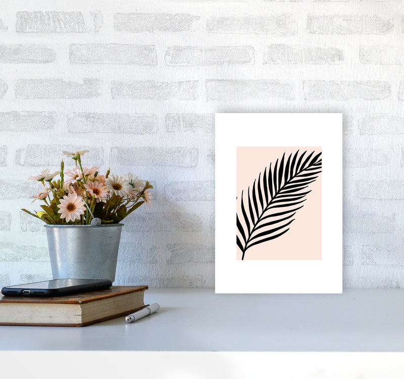 Palm Rose Rectangle 2 By Planeta444 A4 Black Frame