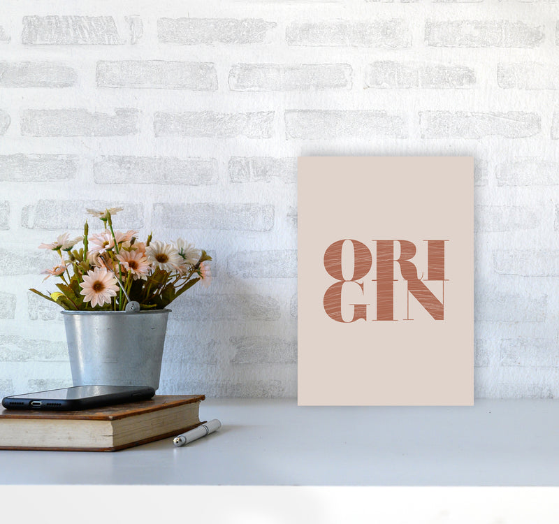 Origin Cavern Clay By Planeta444 A4 Black Frame
