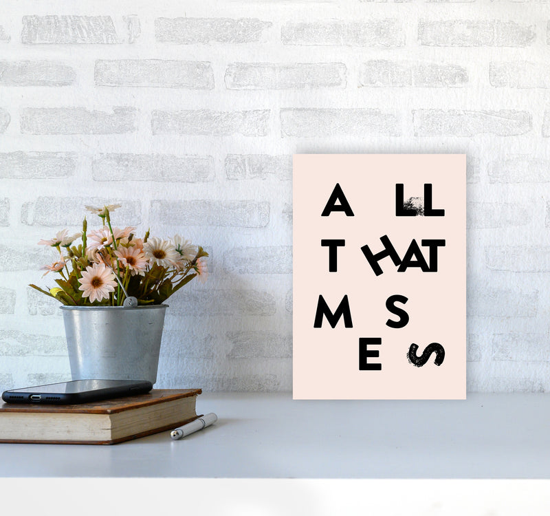 All That Mess Black By Planeta444 A4 Black Frame