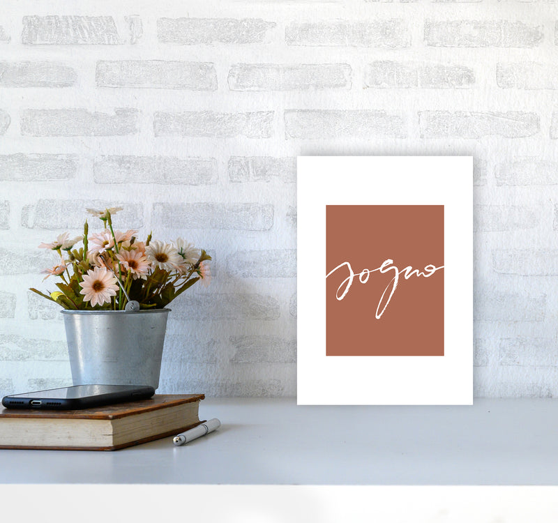 Sogno Cavern Clay By Planeta444 A4 Black Frame
