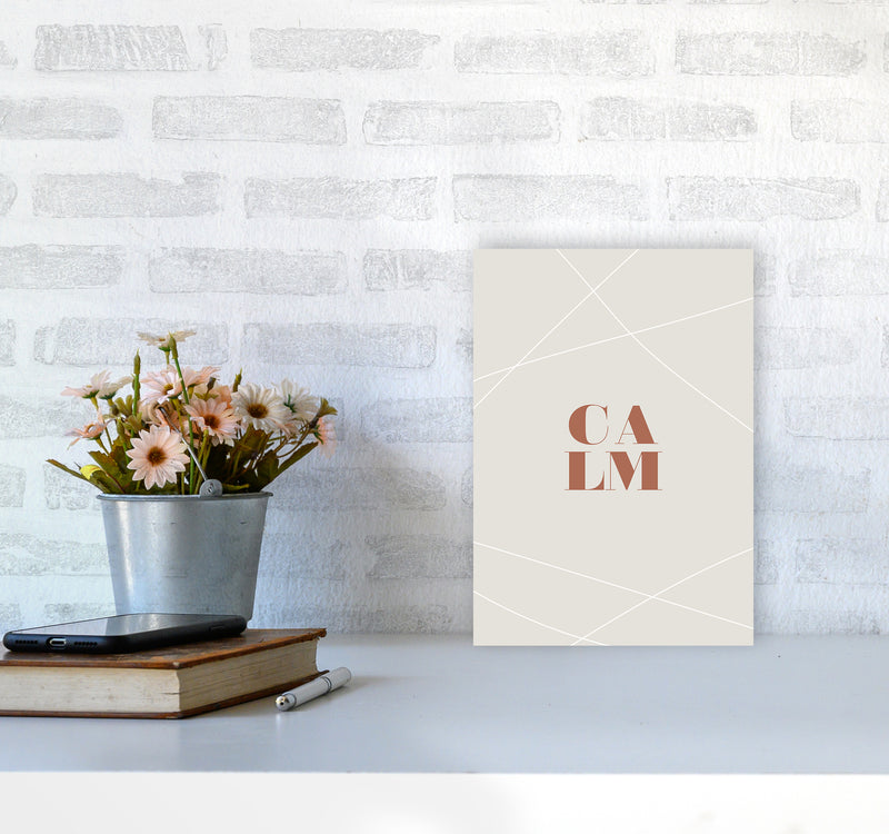 Calm Cavern Clay By Planeta444 A4 Black Frame