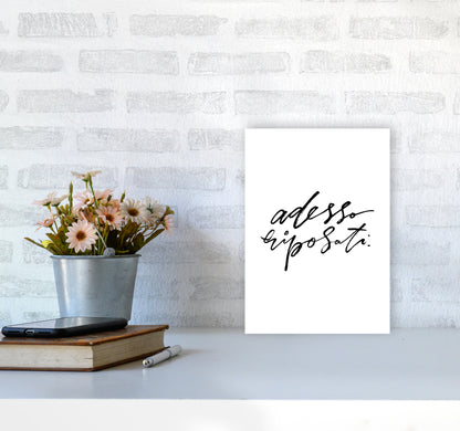 Adesso Riposati By Planeta444 A4 Black Frame