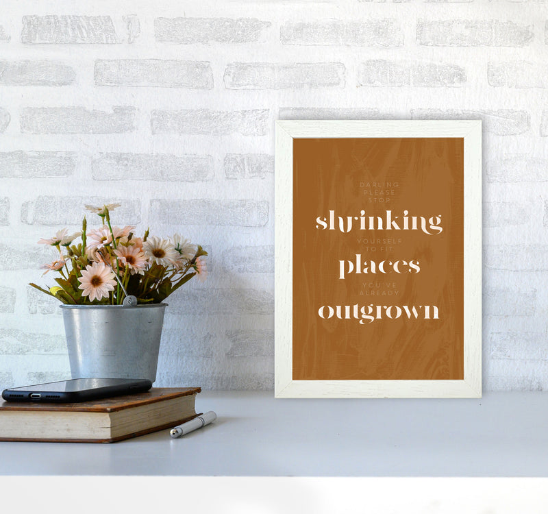 Darling Please Stop Shrinking By Planeta444 A4 Oak Frame