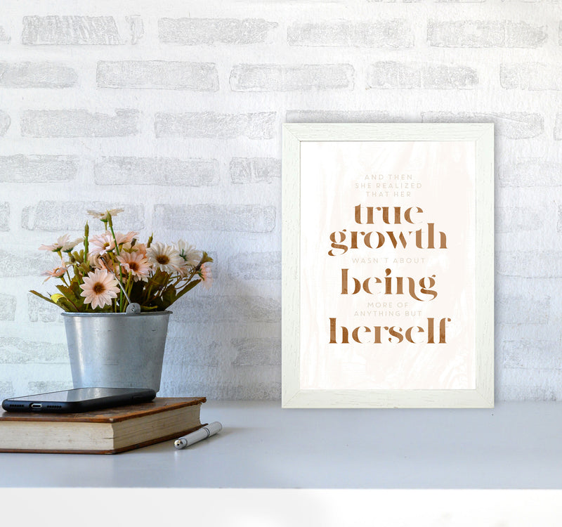 And Then She Realized2 Terra1 By Planeta444 A4 Oak Frame