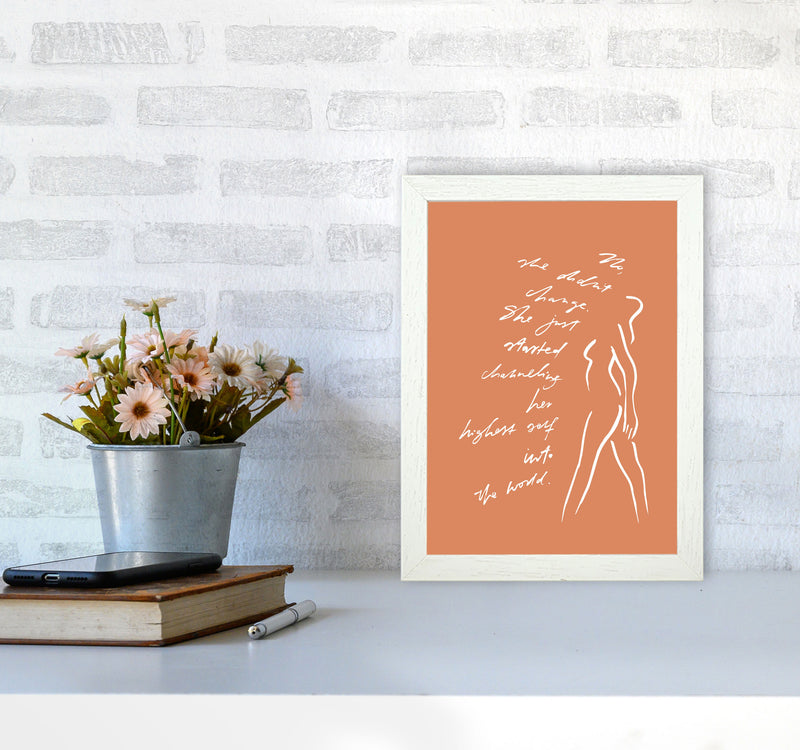 No She Didnt Change Sketch By Planeta444 A4 Oak Frame
