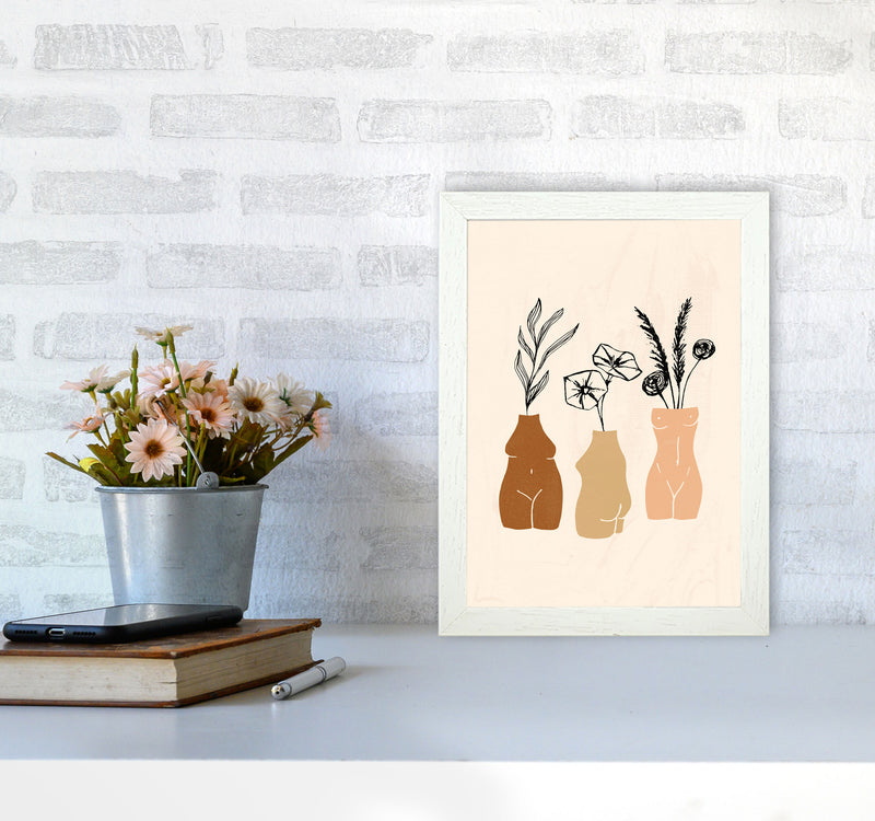 Vases Sculptures 3women1 By Planeta444 A4 Oak Frame