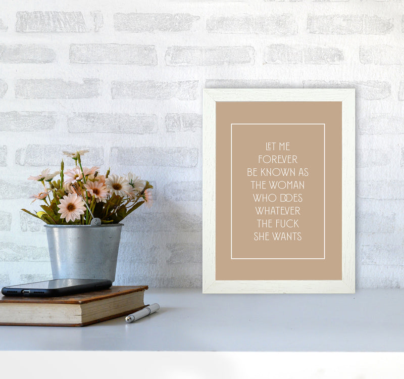 Let Me Forever Be Known By Planeta444 A4 Oak Frame