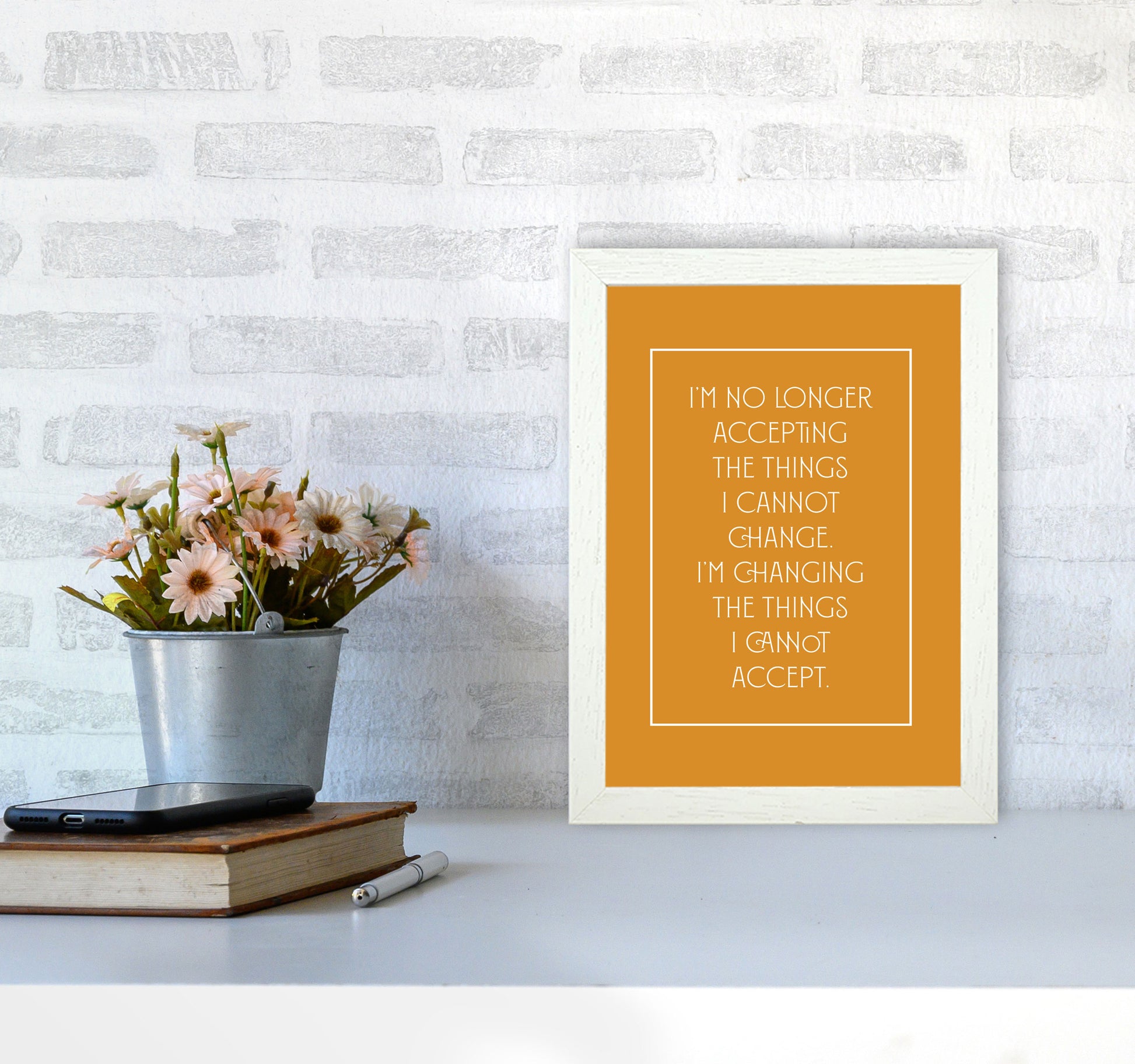 Im No Longer Accepting By Planeta444 A4 Oak Frame