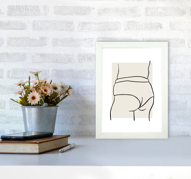 Curvy Female Back1 By Planeta444 A4 Oak Frame