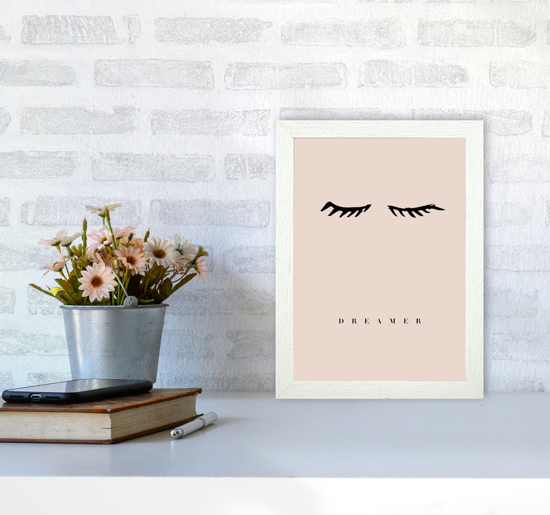 Lashes Dreamer Nude By Planeta444 A4 Oak Frame