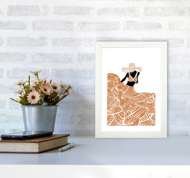 Diving Into Earth By Planeta444 A4 Oak Frame