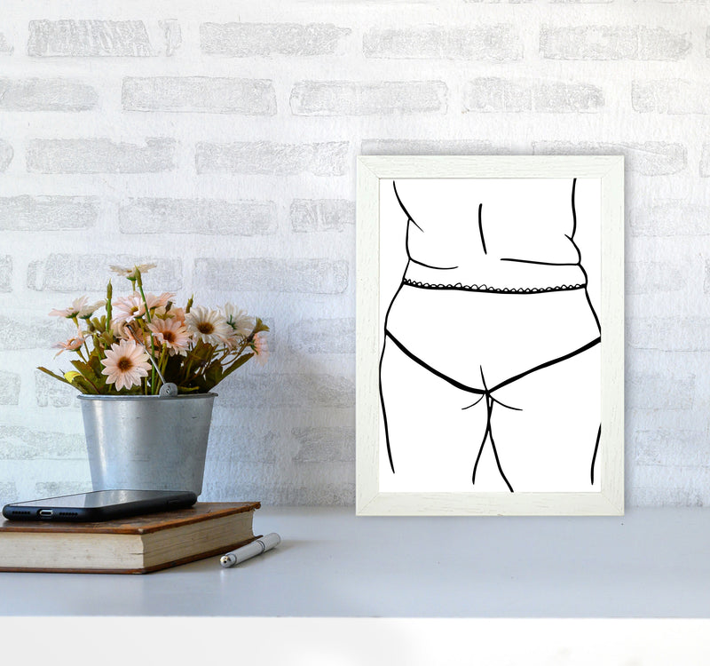 Curvy Female Back2 By Planeta444 A4 Oak Frame