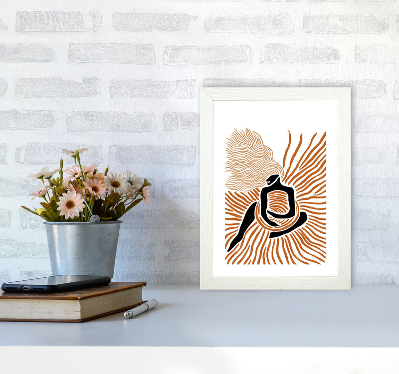 Embracing The Sun By Planeta444 A4 Oak Frame