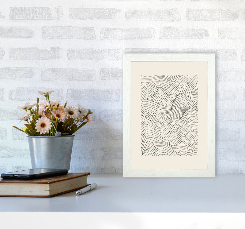 Organic Dunes By Planeta444 A4 Oak Frame