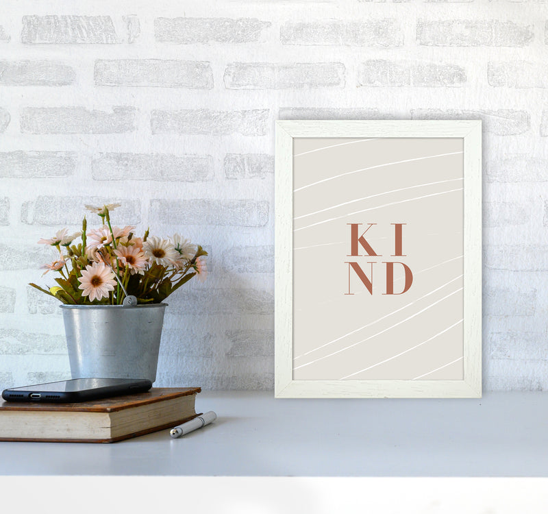 Kind Cavern Clay By Planeta444 A4 Oak Frame