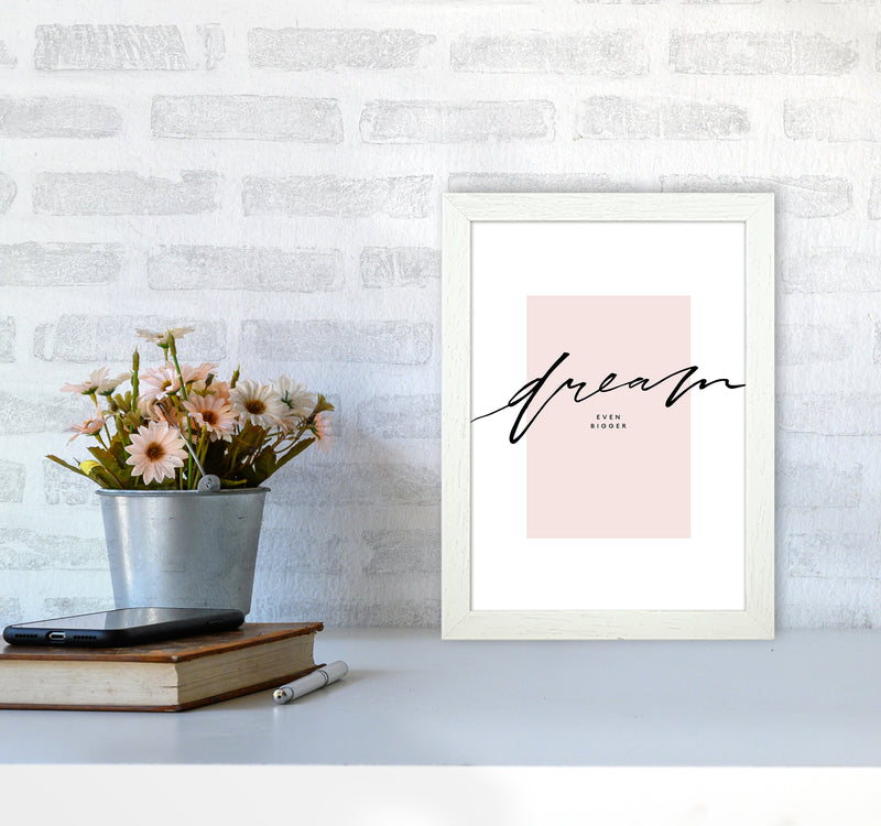 Dream Even Bigger By Planeta444 A4 Oak Frame