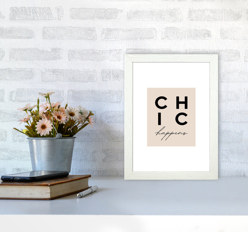 Chic Happens3 By Planeta444 A4 Oak Frame