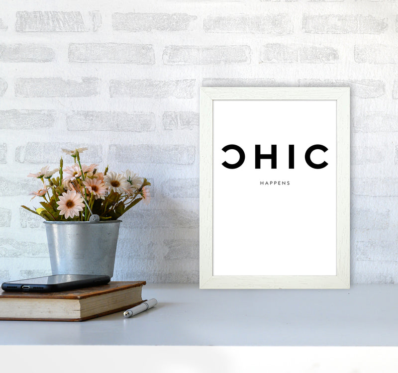 Chic Happens2 By Planeta444 A4 Oak Frame