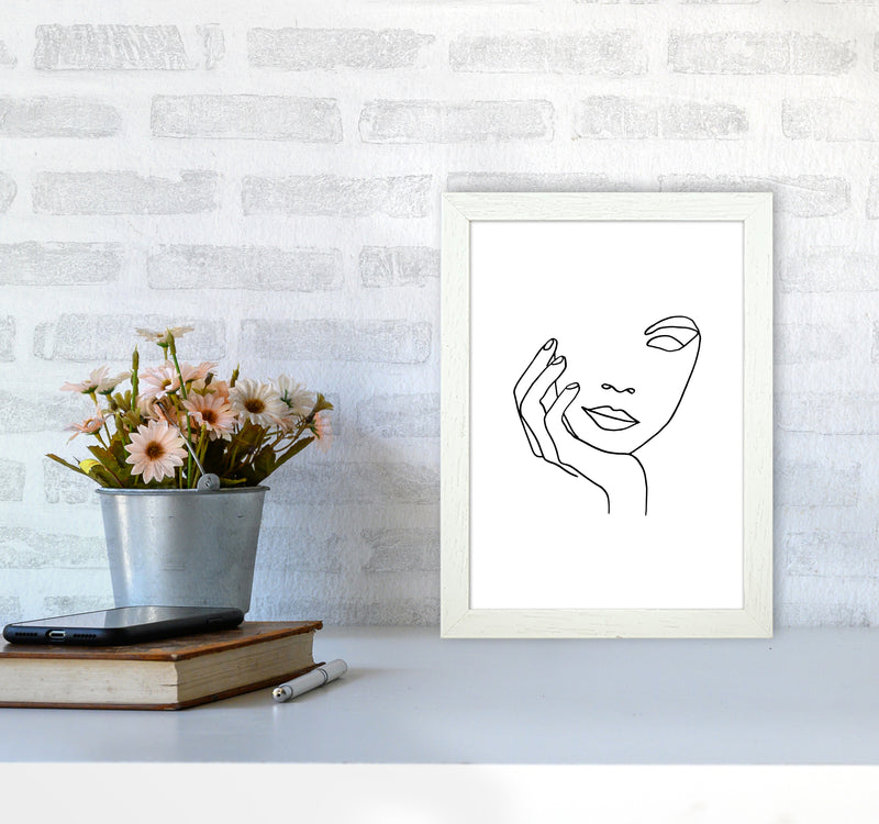 Hand One Eye By Planeta444 A4 Oak Frame