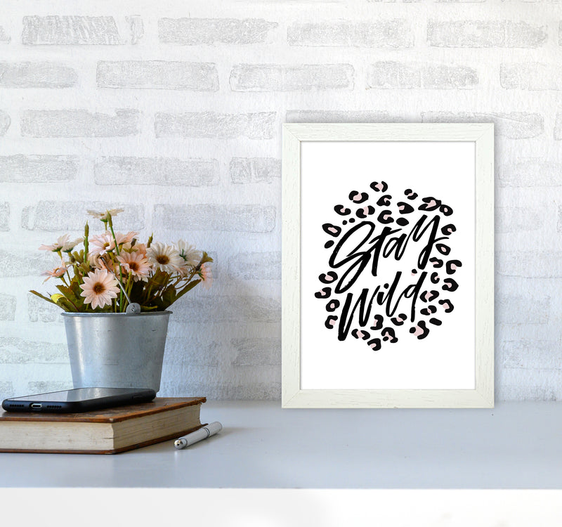 Stay Wild By Planeta444 A4 Oak Frame