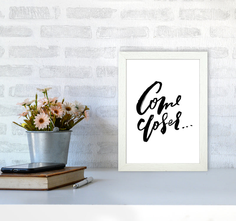 Come Closer By Planeta444 A4 Oak Frame