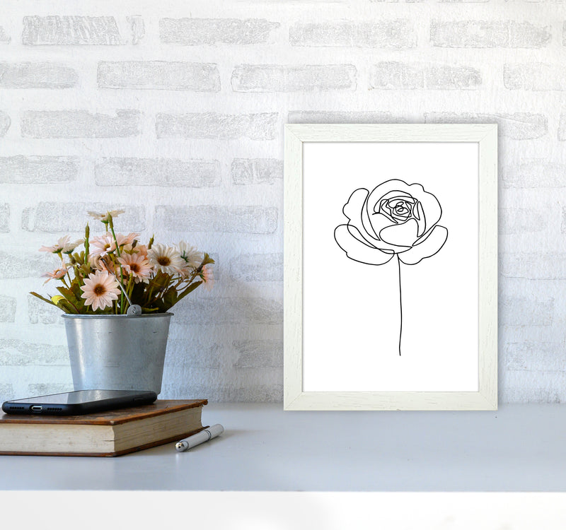 Rose1 By Planeta444 A4 Oak Frame